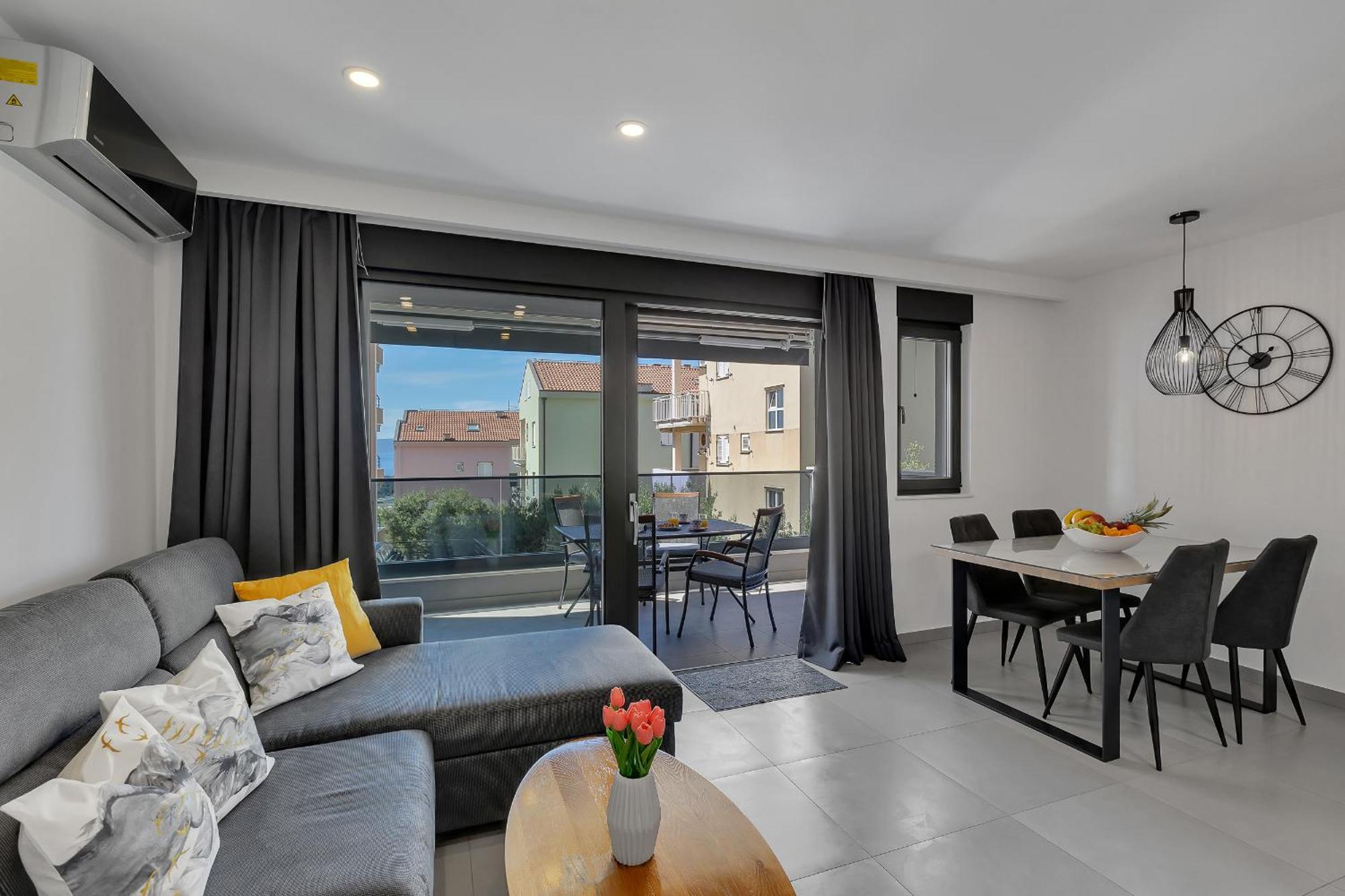 Apartment Sky Makarska Bagian luar foto